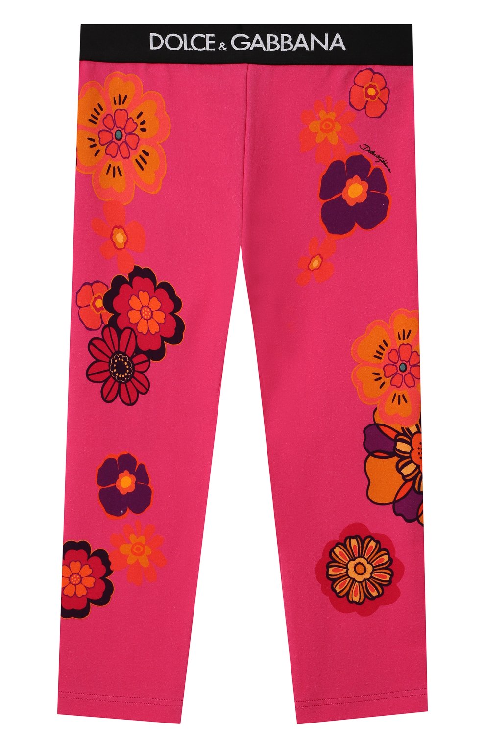 Хлопковые леггинсы DOLCE & GABBANA детские розового цвета — купить в  интернет-магазине ЦУМ, арт. L5JP5B/G7BJM/2-6