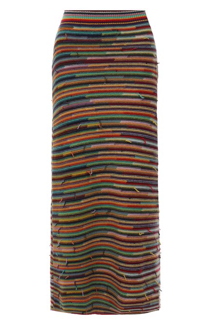 Женская юбка из кашемира и шерсти CHLOÉ разноцветного цвета по цене 230500 руб., арт. CHC22SMJ03600 | Фото 1