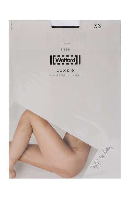 Женские капроновые колготки WOLFORD черного цвета, арт. 17028 | Фото 1 (Материал внешний: Синтетический материал; Статус проверки: Проверена категория)