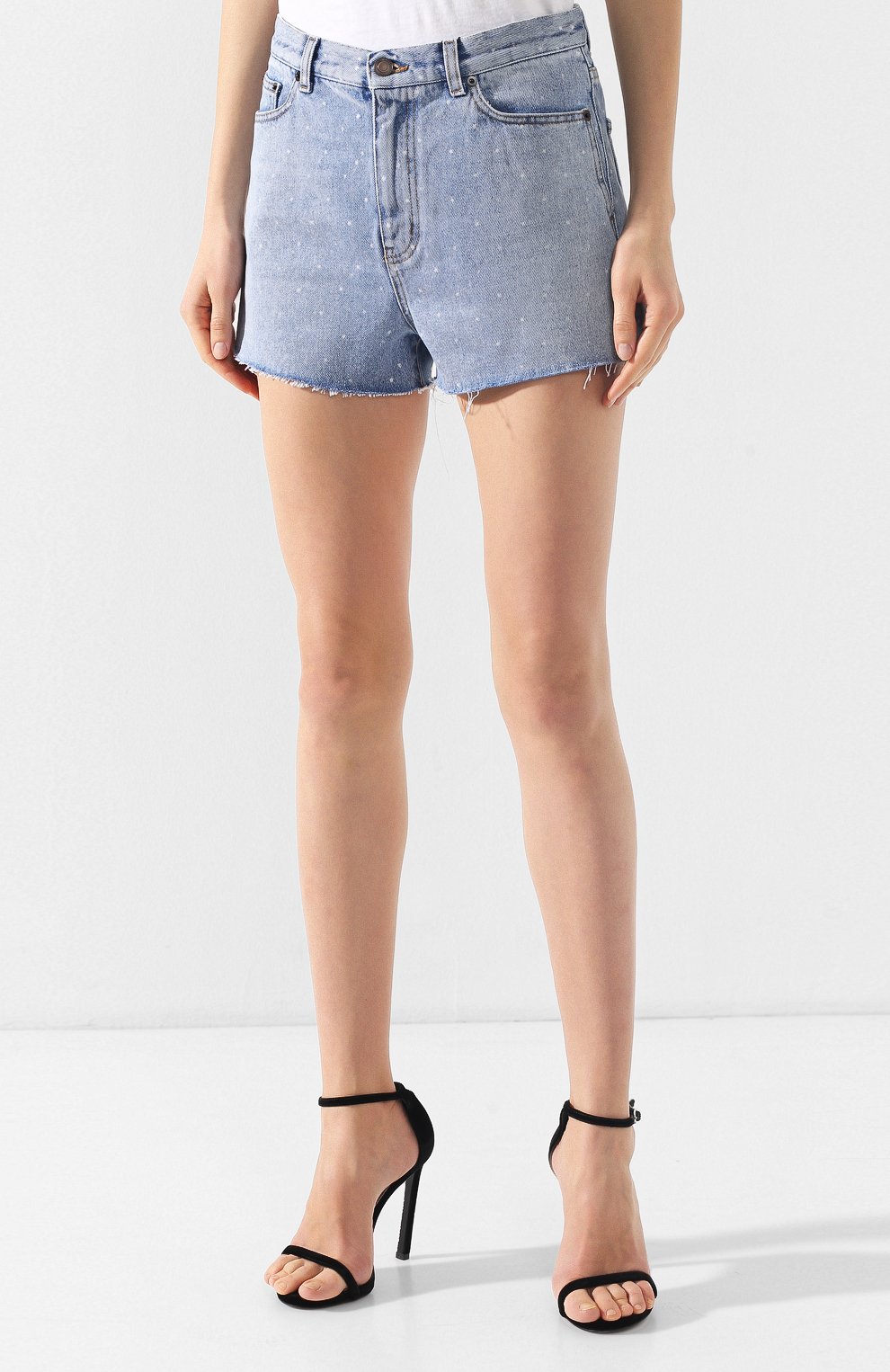 Джинсовые шорты Saint Laurent  542764/YK870 Фото 3