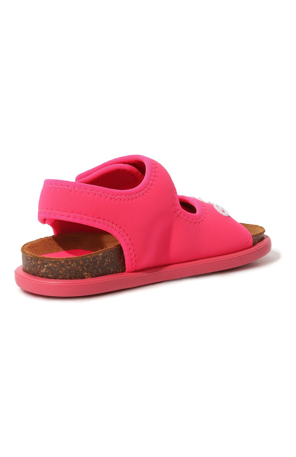 Детские сандалии DOLCE & GABBANA розового цвета, арт. DA5128/AQ687/24-28 | Фото 3 (Материал внешний: Текстиль; Материал внутренний: Текстиль)