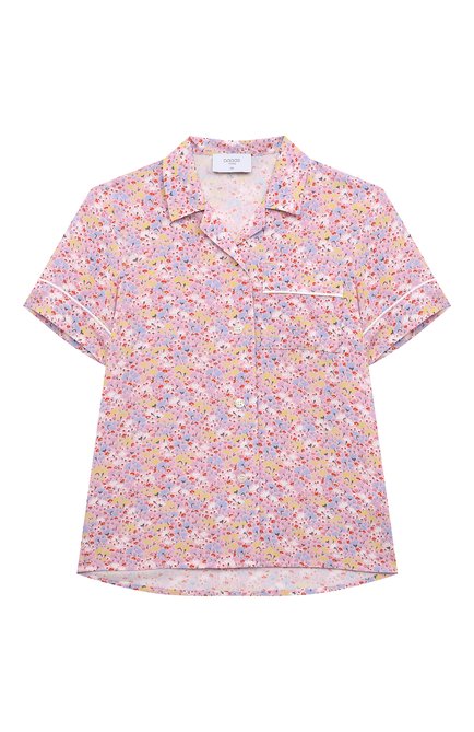 Детское хлопковая блузка PAADE MODE розового цвета по цене 14300 руб., арт. 222146148/10Y-14Y | Фото 1