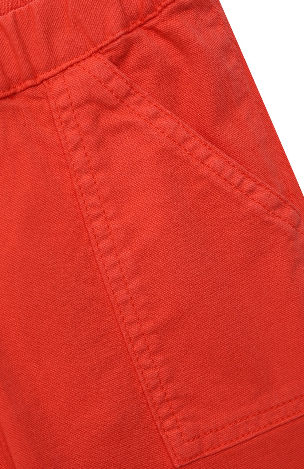 Детские хлопковые брюки BONPOINT красного цвета, арт. S01ZPAWO0201(051D)_842974 | Фото 3 (Кросс-КТ НВ: Брюки; Региональные ограничения белый список (Axapta Mercury): RU; Материал внешний: Хлопок; Ростовка одежда: 3 мес | 62 см)