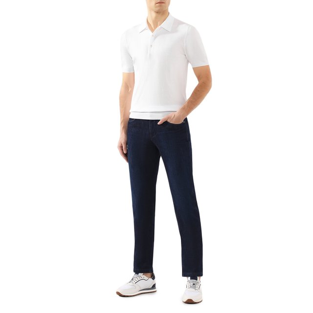Хлопковое поло Kiton  UK33 Фото 2