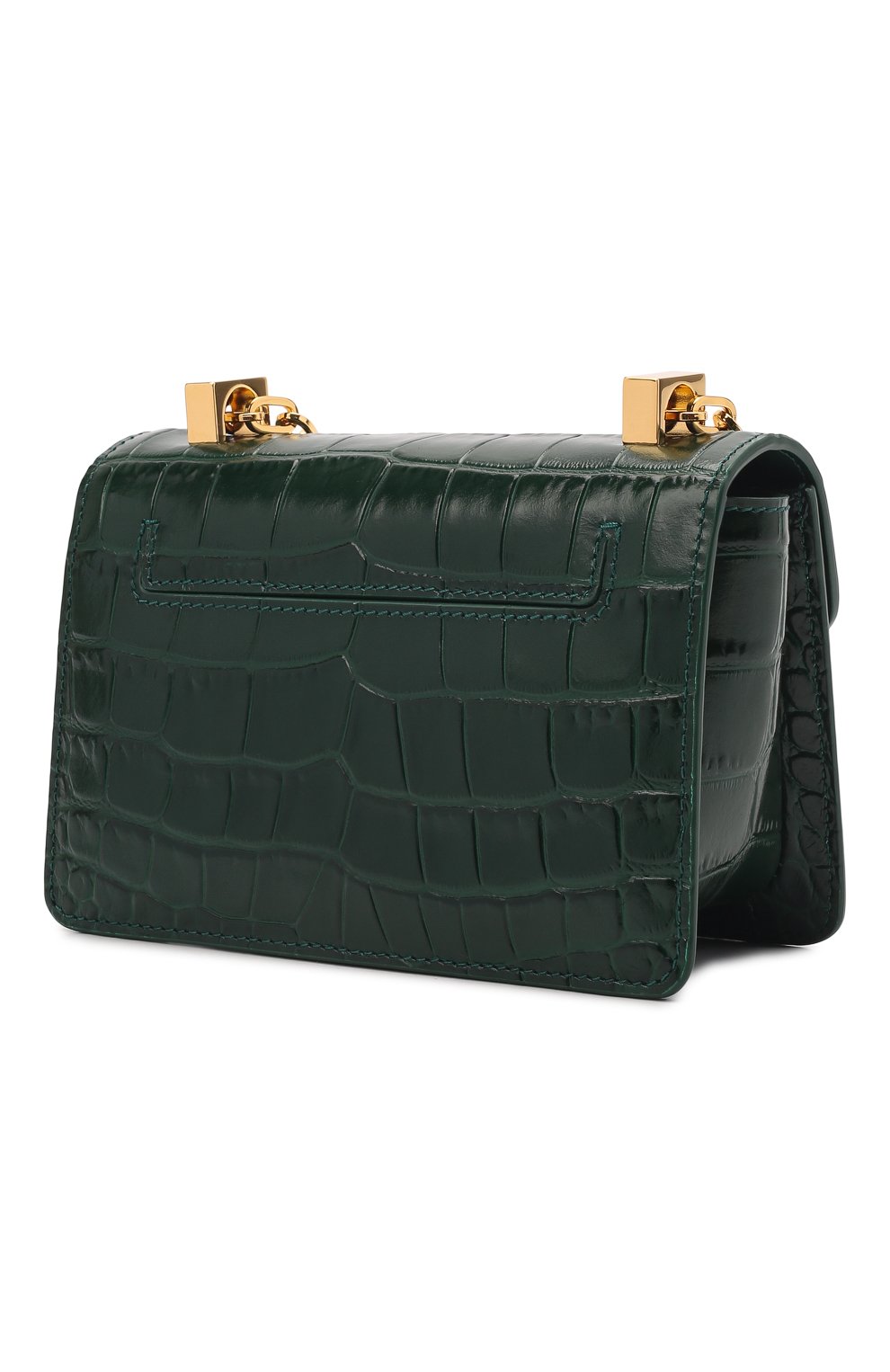 Женская сумка 001 small TOM FORD зеленого цвета, арт. L1384E-LCL150 | Фото 4 (Сумки-технические: Сумки через плечо; Материал: Натуральная кожа; Ремень/цепочка: На ремешке; Размер: small)