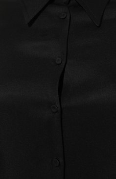 Женское платье LORENA ANTONIAZZI черного цвета, арт. A2369AB03A/3612 | Фото 5 (Материал внешний: Шелк, Синтетический материал; Рукава: Длинные; Случай: Повседневный; Материал сплава: Проставлено; Длина Ж (юбки, платья, шорты): Миди; Драгоценные камни: Проставлено; Женское Кросс-КТ: Платье-одежда; Стили: Кэжуэл)