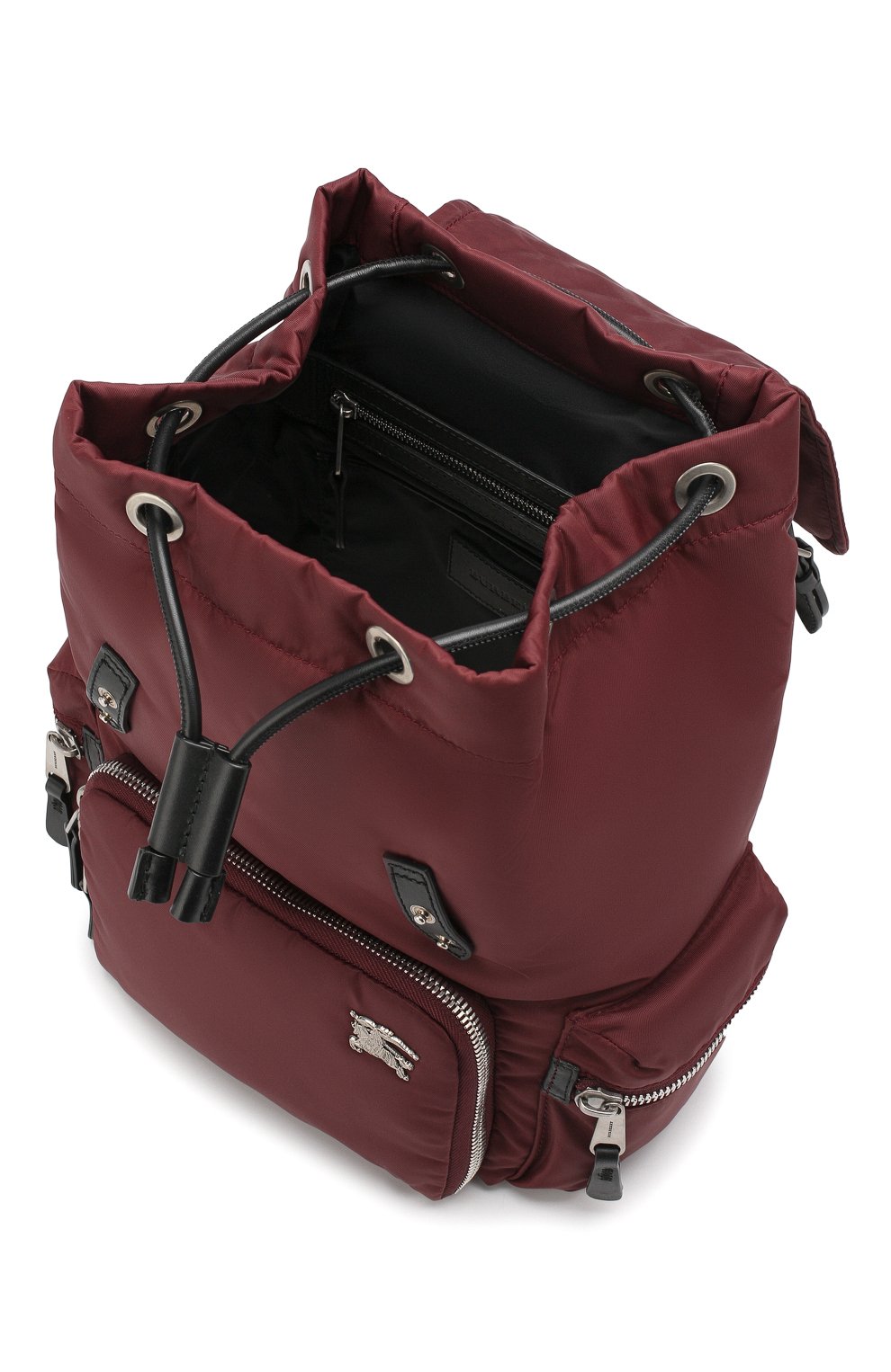 Женский рюкзак rucksack BURBERRY бордового цвета, арт. 8006722 | Фото 4 (Статус проверки: Проверено, Проверена категория; Материал: Текстиль; Размер: large)