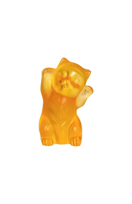 Скульптура котенок LALIQUE оранжевого цвета, арт. 10733500 | Фото 1