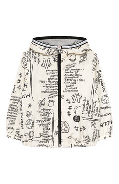Детского ветровка MONCLER белого цвета, арт. F1-951-1A707-00-539T7 | Фото 1 (Рукава: Длинные; Материал внешний: Синтетический материал; Региональные ограничения белый список (Axapta Mercury): RU; Кросс-КТ НВ: Ветровка; Материал подклада: Хлопок; Ростовка одежда: 12 мес | 80 см, 18 мес | 86 см, 24 мес | 92 см, 6 мес | 68 см, 9 мес | 74 см)