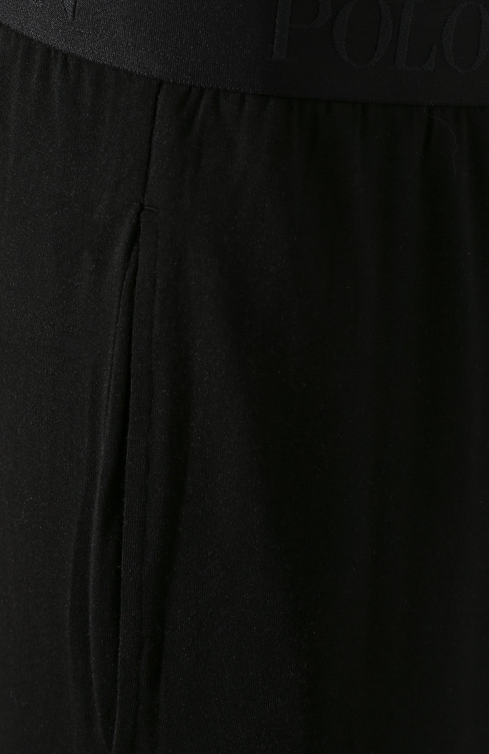 Мужские брюки POLO RALPH LAUREN черного цвета, арт. 714705167 | Фото 5 (Длина (брюки, джинсы): Стандартные; Кросс-КТ: домашняя одежда; Мужское Кросс-КТ: Брюки-белье; Материал внешний: Синтетический материал; Материал сплава: Проставлено, Проверено; Статус проверки: Проверено, Проверена категория; Драгоценные камни: Проставлено)