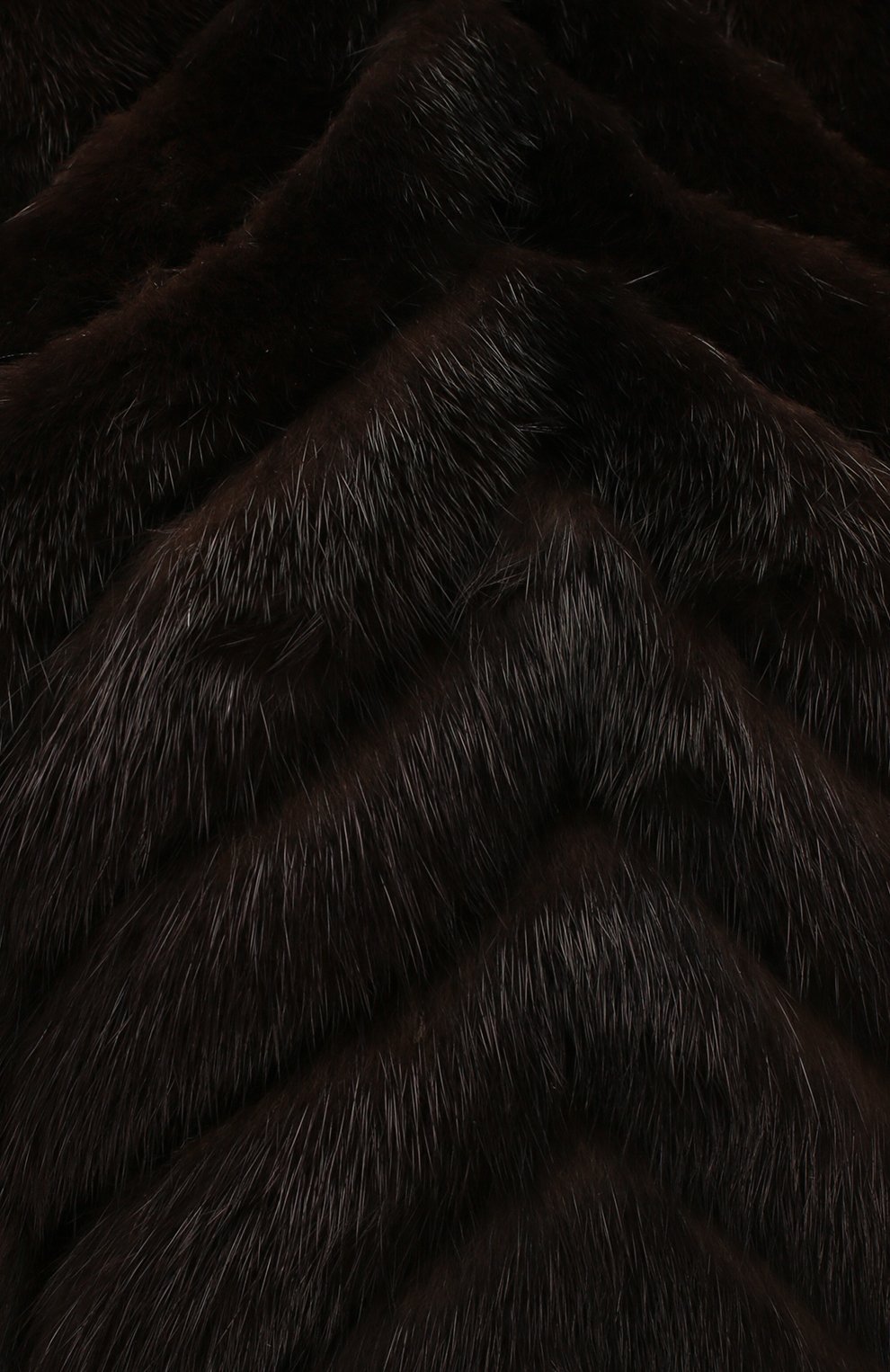 Женская шапка из меха норки FURLAND коричневого цвета, арт. 0175200110034300829 | Фото 3 (Материал: Натуральный мех)