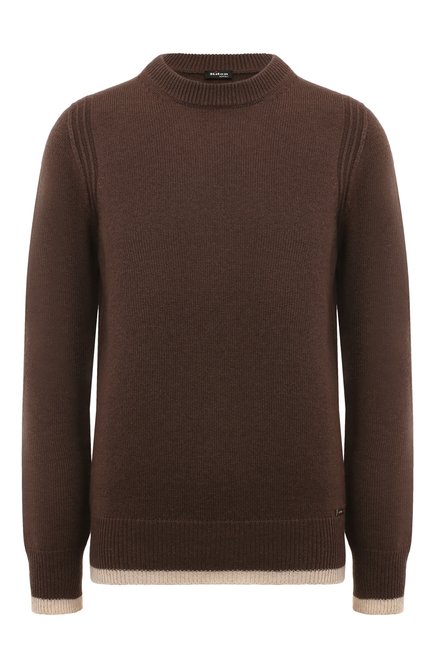 Женский кашемировый свитер KITON темно-коричневого цвета по цене 121000 руб., арт. D56707 | Фото 1
