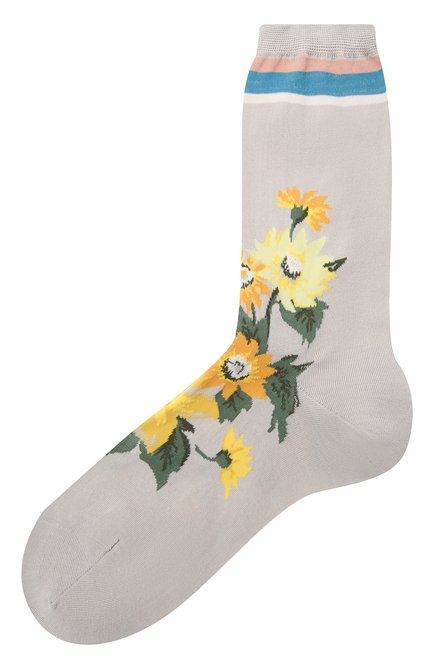 Женские хлопковые носки ANTIPAST разноцветного цвета, арт. AM-600C | Фото 1 (Материал внешний: Хлопок, Синтетический материал)