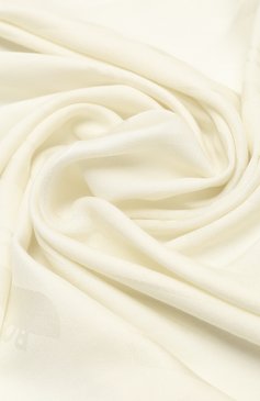 Женский платок BOSS белого цвета, арт. 50497738 | Фото 4 (Материал: Текстиль, Шерсть; Материал сплава: Проставлено; Нос: Не проставлено)