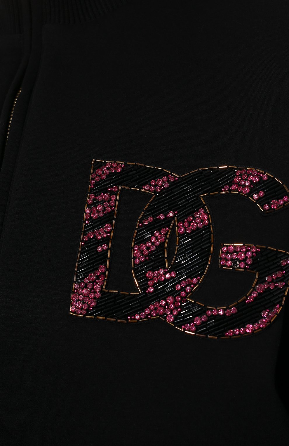 Женский хлопковый кардиган DOLCE & GABBANA черного цвета, арт. I9AEHZ/G7C1F | Фото 5 (Рукава: Длинные; Стили: Гламурный; Длина (для топов): Стандартные; Материал внешний: Хлопок; Женское Кросс-КТ: Кардиган-одежда)