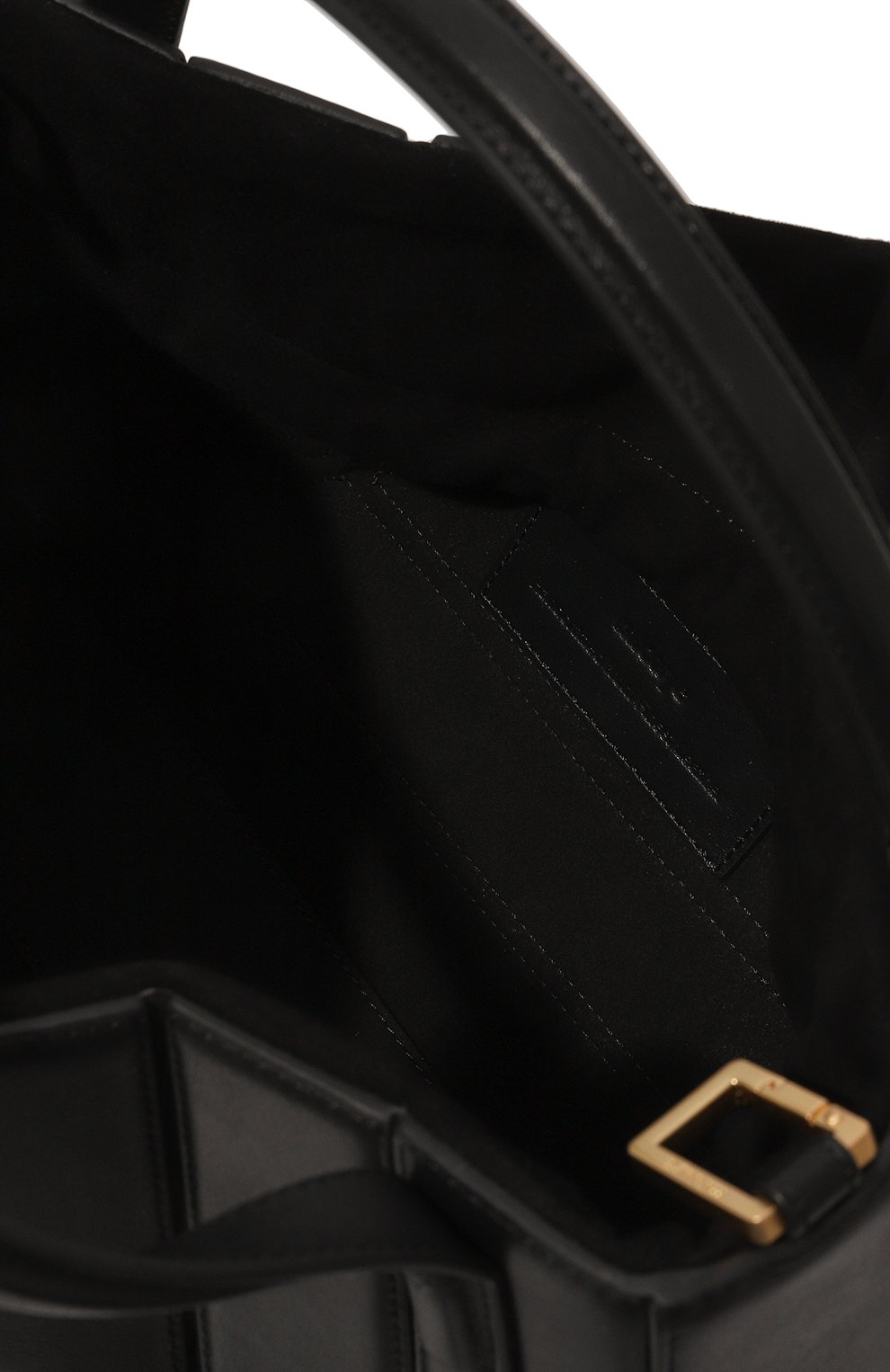 Женская сумка sera MLOUYE черного цвета, арт. 10-016 | Фото 5 (Сумки-технические: Сум ки top-handle; Размер: medium; Материал: Натуральная кожа; Ремень/цепочка: На ремешке)