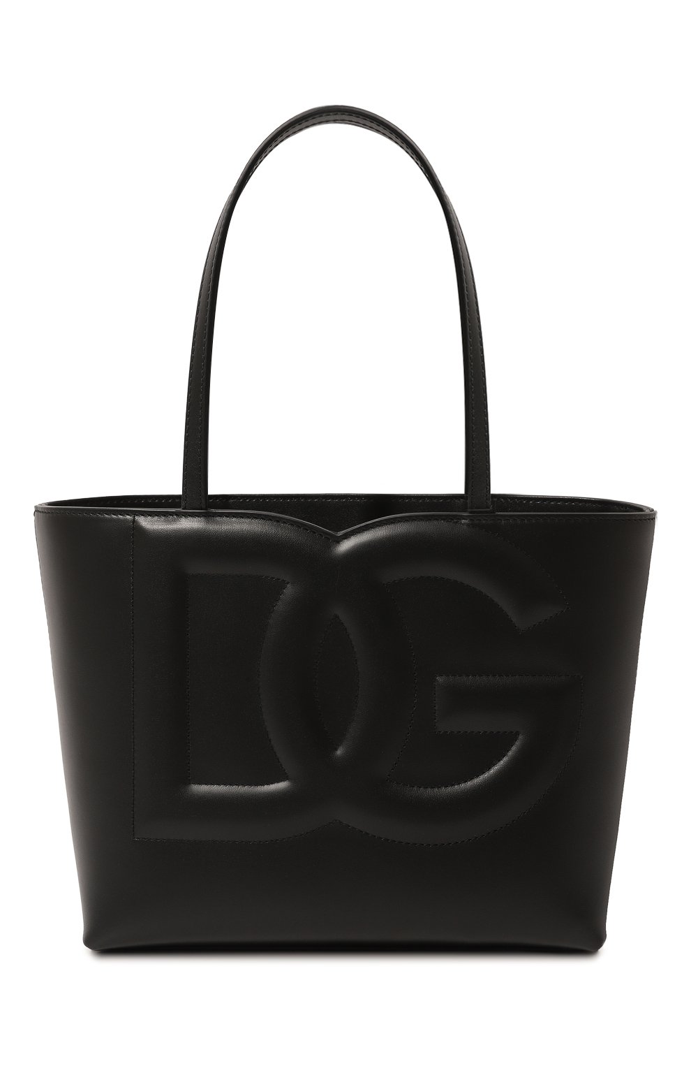 Шоперы Dolce & Gabbana, Сумка-тоут DG Logo medium Dolce & Gabbana, Италия, Чёрный, Кожа: 100%;, 12942411  - купить