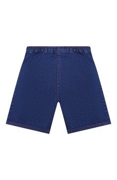 Детские джинсовые шорты GUCCI синего цвета, арт. 680088/XDBVU | Фото 2 (Кросс-КТ: Деним; Материал сплава: Проставлено; Нос: Не проставлено; Материал внешний: Хлопок)