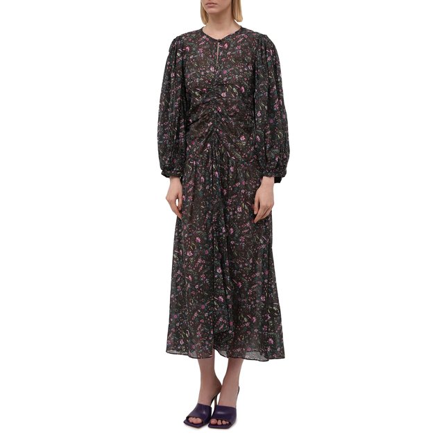 Хлопковое платье Isabel Marant Etoile  R02014-21A027E/MARIANA Фото 3