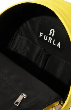Женский рюкзак cosmo medium FURLA желтого цвета, арт. MB00069/S50000 | Фото 5 (Размер: medium; Материал сплава: Проставлено; Стили: Спорт-шик; Материал: Текстиль; Драгоценные камни: Проставлено)