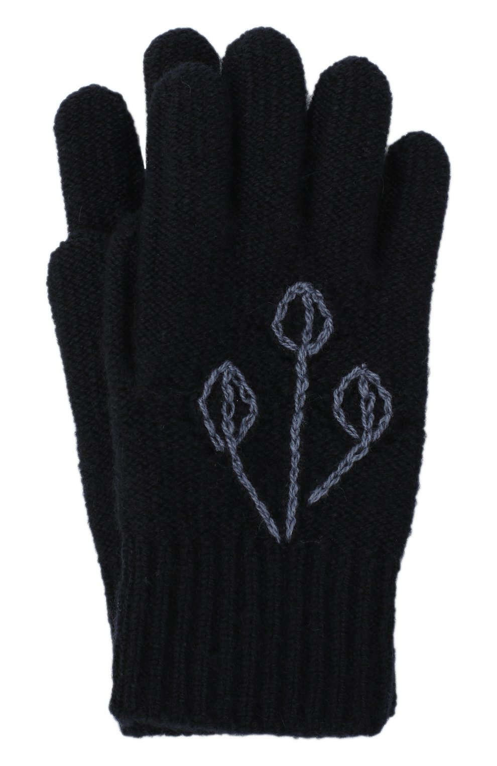 Детские кашемировые перчатки LORO PIANA синего цвета, арт. FAL2496 | Фото 1 (Материал: Текстиль, Кашемир, Шерсть; Региональные ограничения белый список (Axapta Mercury): RU)