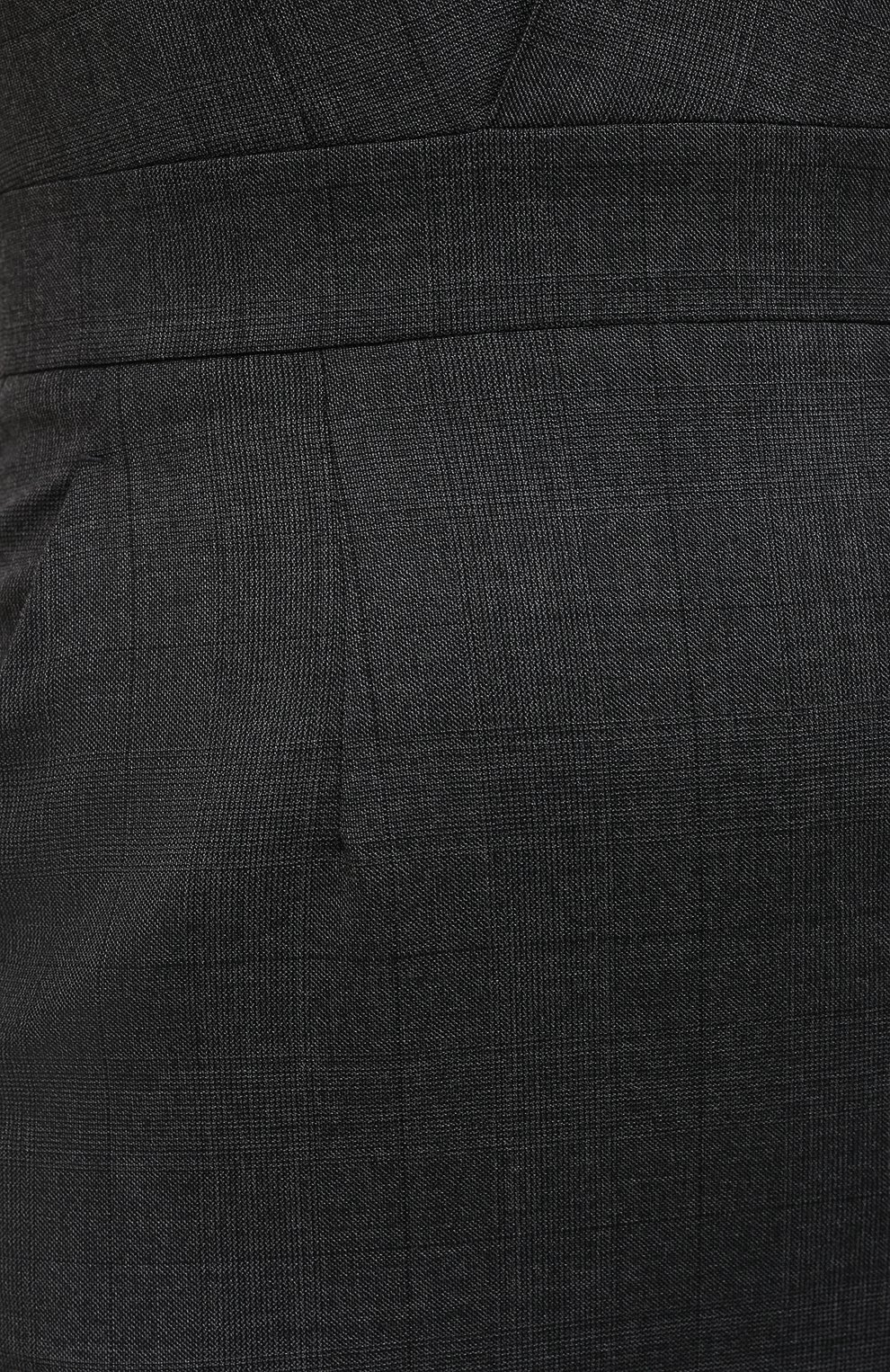 Женский шерстяной костюм DSQUARED2 темно-серого цвета, арт. S75FZ0067/S53014 | Фото 7 (Материал внешний: Шерсть; Рукава: Длинные; Длина (для топов): Стандартные; Материал сплава: Проставлено; Стили: Классический; Случай: Формальный; Кросс-КТ: костюм; Драгоценные камни: Проставлено; Материал подклада: Хлопок)