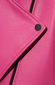 Женская кожаная куртка MASLOV розового цвета, арт. SMW99 | Фото 5 (Кросс-КТ: Куртка; Рукава: Длинные; Стили: Гранж; Материал сплава: Проставлено; Материал внешний: Натуральная кожа; Драгоценные камни: Проставлено; Женское Кросс-КТ: Замша и кожа; Длина (верхняя одежда): Короткие; Мате�риал подклада: Вискоза)