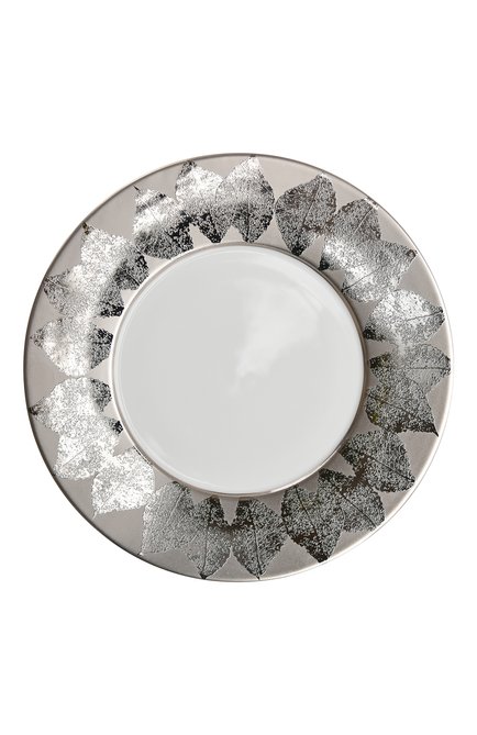 Тарелка салатная platinum silva  BERNARDAUD серебряного цвета по цене 9950 руб., арт. 1853/23131 | Фото 1