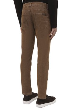 Мужские джинсы DOLCE & GABBANA коричневого цвета, арт. GYD2LT/G8CX1 | Фото 5 (Силуэт М (брюки): Прямые; Кросс-КТ: Деним; Длина (брюки, джинсы): Стандартные; Материал внешний: Хлопок, Деним; Стили: Кэжуэл)