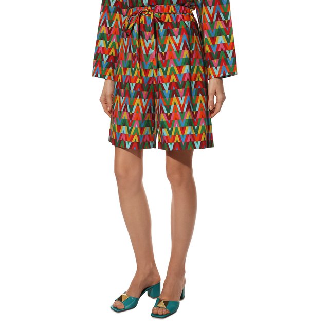 фото Хлопковые шорты valentino