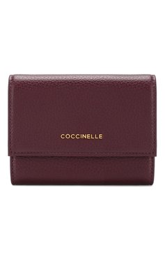 Женские кожаное портмоне COCCINELLE фиолетового цвета, арт. E2 EW5 11 10 01 | Фото 1 (Материал: Натуральная кожа; Статус проверки: Проверено, Проверена категория)