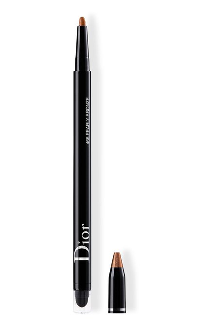 Водостойкая подводка для глаз diorshow 24h stylo, 466 жемчужный бронзовый DIOR  цвета, арт. C014300466 | Фото 1