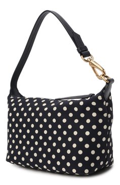 Женская сумка MIU MIU черно-белого цвета, арт. 5NE841-2DPC-F02J7 | Фото 4 (Сумки-технические: Сумки top-handle; Размер: mini; Материал: Текстиль)