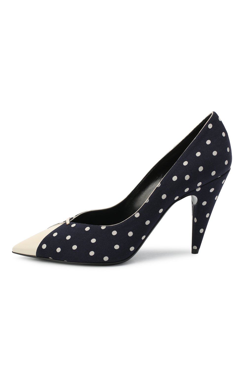 Женские темно-синие текстильные туфли lola SAINT LAURENT купить в ...