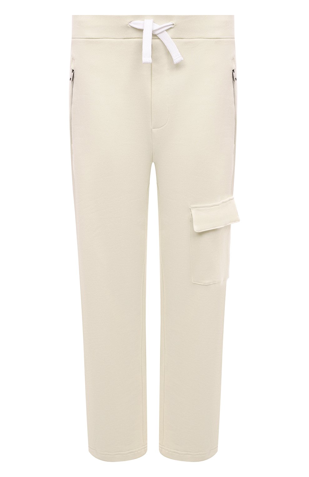 Мужские хлопковые брюки PREMIATA белого цвета, арт. PW23_59PD | Фото 1 (Длина ( брюки, джинсы): Стандартные; Случай: Повседневный; Материал сплава: Проставлено; Материал внешний: Хлопок; Драгоценные камни: Проставлено; Стили: Кэжуэл)