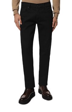 Мужские джинсы TOM FORD черного цвета, арт. BRJ05/TFD002 | Фото 3 (Силуэт М (брюки): Прямые; Кросс-КТ: Деним; Длина (брюки, джинсы): Стандартные; Материал внешний: Хлопок; Статус проверки: Проверено, Проверена категория)