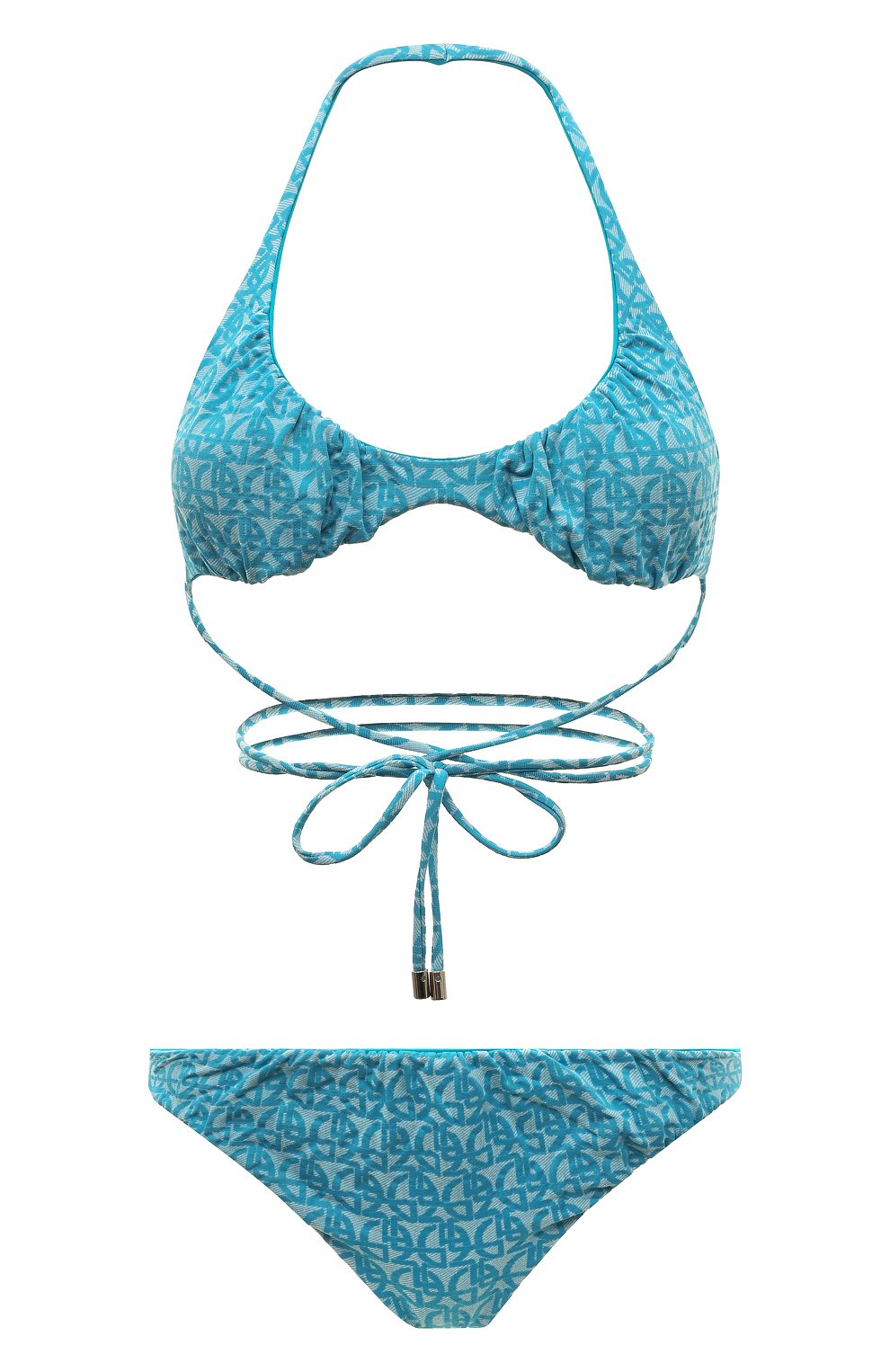 Женский голубой раздельный купальник GIORGIO ARMANI купить в интернет- магазине ЦУМ, арт. 3LAW02/AM79Z