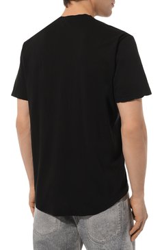Мужская хлопковая футболка JAMES PERSE черного цвета, арт. MKJ3361/BLK | Фото 4 (Принт: Без принта; Рукава: Короткие; Длина (для топов): Стандартные; Материал внешний: Хлопок; Стили: Кэжуэл)