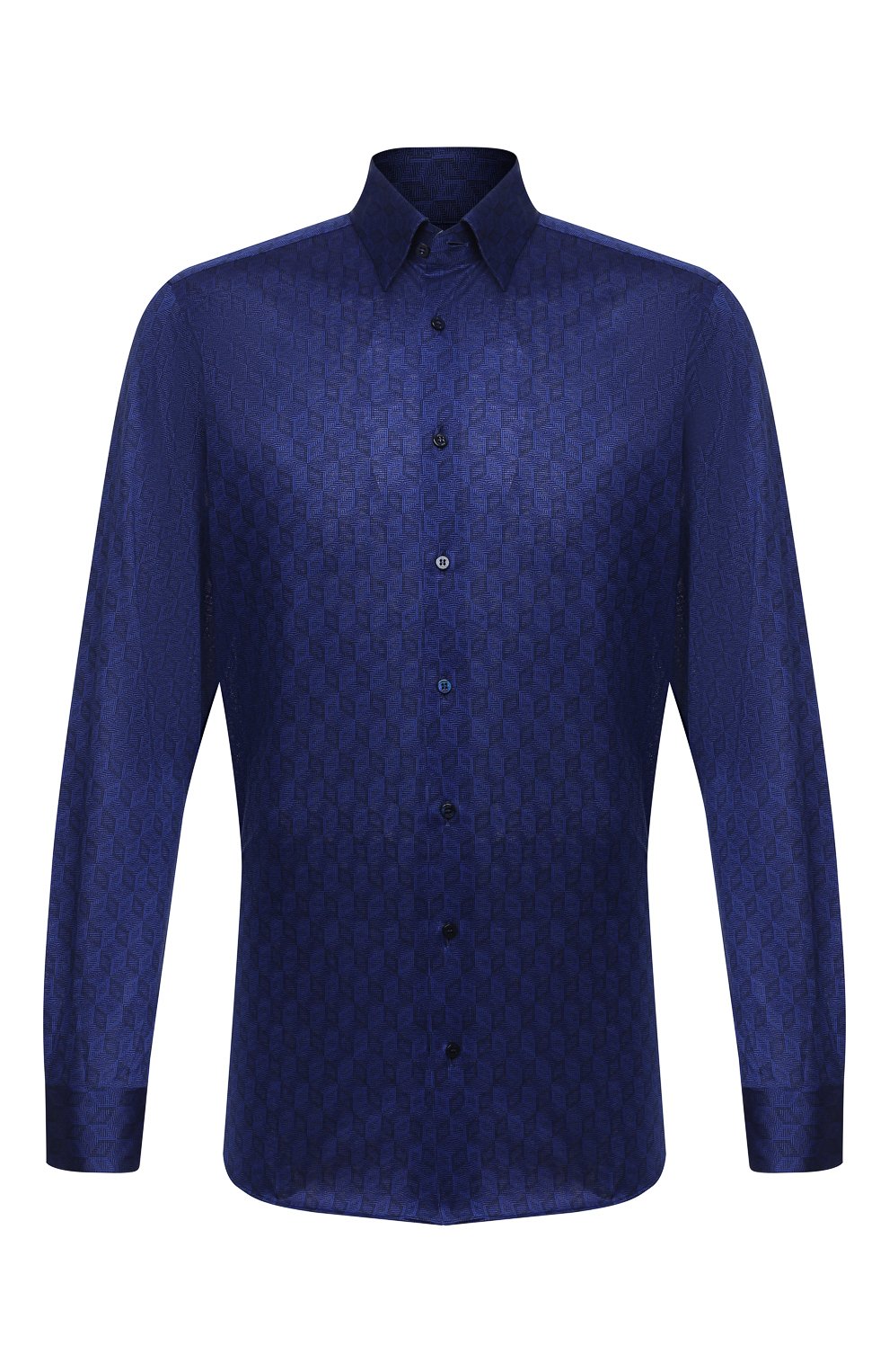 Хлопковая рубашка Zilli Синий MFU-56064-@/0001 5504925