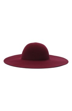 Женская фетровая шляпа  VALENTINO сиреневого цвета, арт. UW2HEA49/WDW | Фото 2 (Материал: Текстиль, Шерсть)