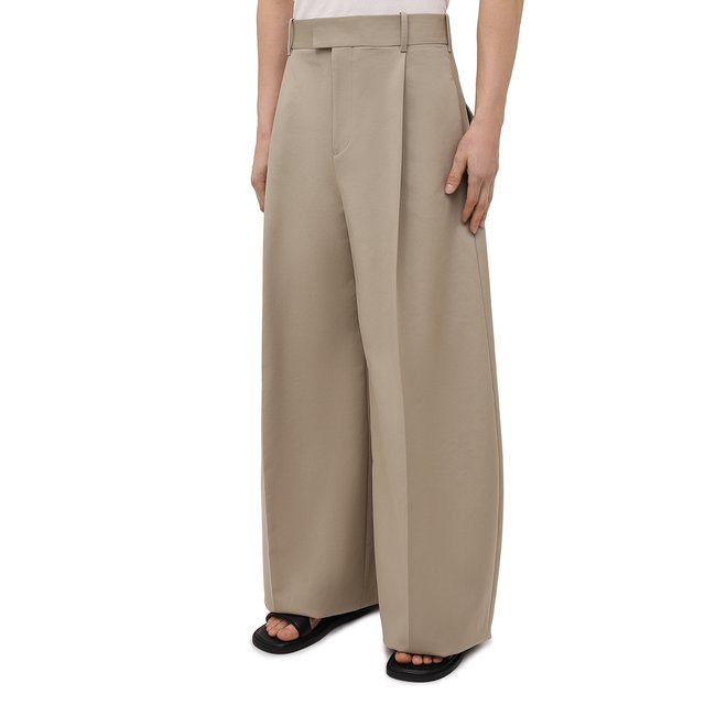 фото Хлопковые брюки bottega veneta