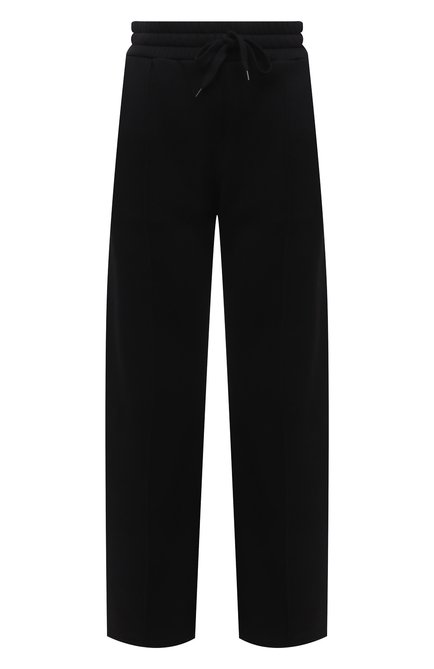 Женские хлопковые брюки VALENTINO черного цвета по цене 95700 руб., арт. XB3MD03S717 | Фото 1