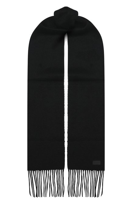 Мужской шерстяной шарф SAINT LAURENT черного цвета по цене 42100 руб., арт. 625821/4YC89 | Фото 1