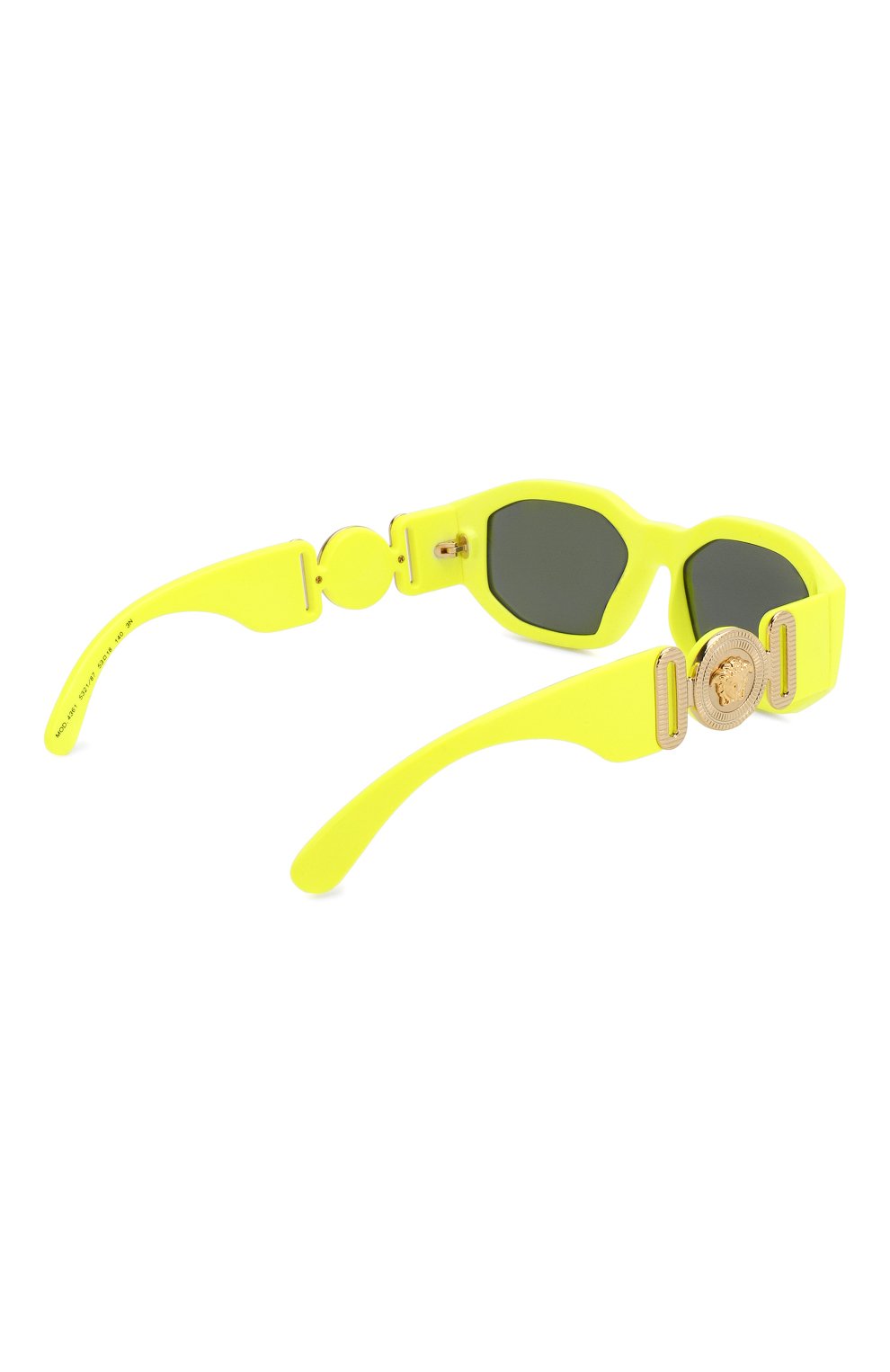Женские солнцезащитные очки VERSACE желтого цвета, арт. 4361-532187 | Фото 4 (Кросс-КТ: С/з-унисекс; Региональные ограничения белый список (Axapta Mercury): RU; Тип очков: С/з; Оптика Гендер: оптика-унисекс; Очки форма: Прямоугольные)