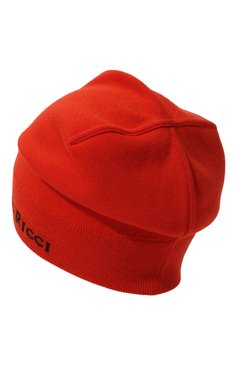Мужская шерстяная шапка STEFANO RICCI красного цвета, арт. K606249CUF/F22455 | Фото 2 (Материал: Текстиль, Шерсть; Кросс-КТ: Трикотаж; Материал сплава: Проставлено; Нос: Не проставлено)