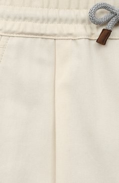 Детские хлопковые брюки BRUNELLO CUCINELLI  цвета, арт. BS443P503B | Фото 3 (Случай: Повседневный; Материал внешний: Хлопок)