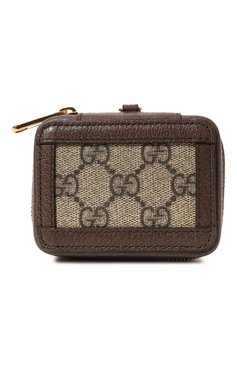 Чехол ophidia gg для airpods pro GUCCI коричневого цвета, арт. 675988 96IWG | Фото 5 (Материал: Натуральная кожа)