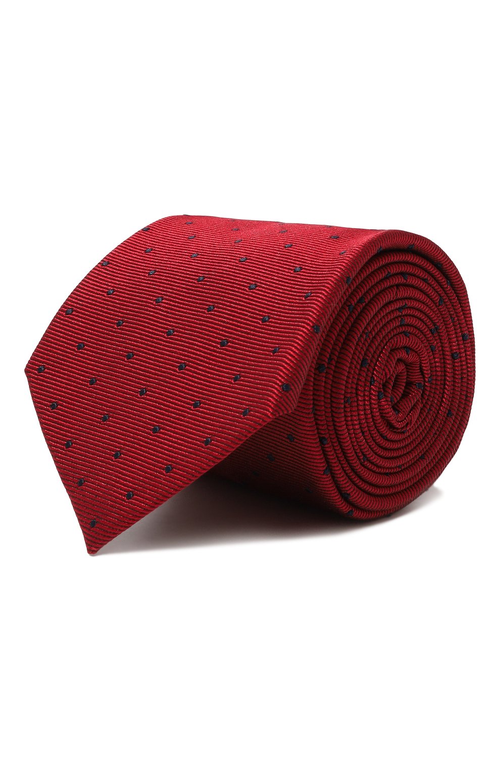 Мужской красный галстук из шелка и хлопка VAN LAACK купить в интернет ...