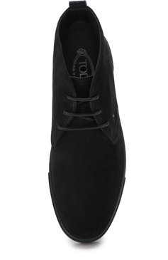Мужские высокие замшевые ботинки на шнуровке TOD’S черного цвета, арт. XXM56A00D80RE0 | Фото 5 (Материал внешний: Кожа, Замша; Мужское Кросс-КТ: Ботинки-обувь, Дезерты-обувь; Материал внутренний: Натуральная кожа; Материал утеплителя: Без утеплителя; Статус проверки: Проверено, Проверена категория; Подошва: Массивная; Длина стельки: 29, 29,4, 29,8, 30,3, 30,7, 31,1, 31,5, 24,8, 25,7, 26,1, 26,5, 26,9, 27,4, 27,8, 28,2, 28,6, 25,2)