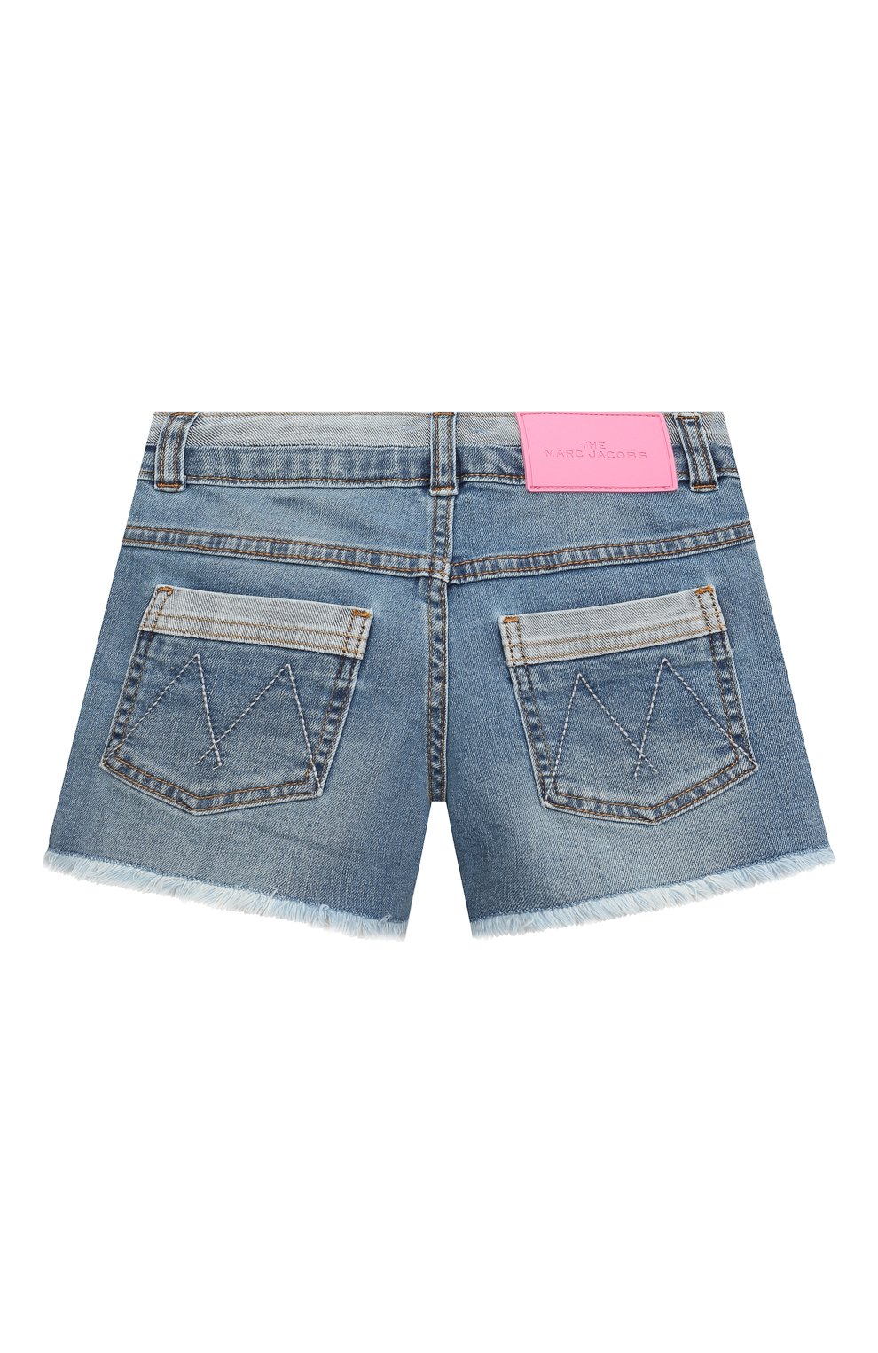 Детские джинсовые шорты MARC JACOBS (THE) голубого цвета, арт. W14294 | Фото 2 (Кросс-КТ: Деним; Материал внешний: Хлопок; Ростовка одежда: 9 лет | 134 см, 12 лет | 152 см, 3 года | 98 см, 4 года | 104 см, 5 лет | 110 см, 7 лет | 122 см)